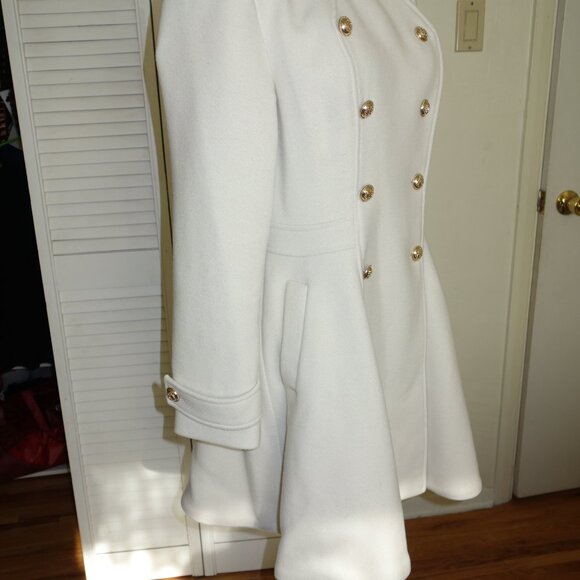 GUESS Elegant High-End Cream White - Coat - size S - NEW - Picture 8 of 16
